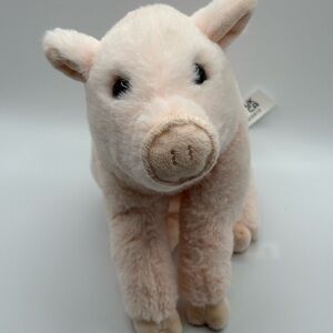 2023 Alex Global Products Pastel Pink Pig  plush stuffed toy Soft Cute 9”